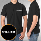 Custom Name - Personalized Couple Embroidered Polo Shirt