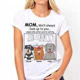 I'll Always Look Up To You - Personalized Dog T-shirt And Hoodie