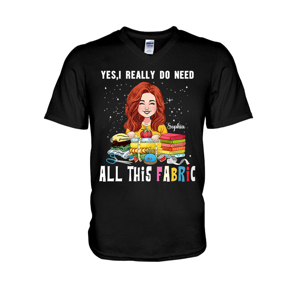 All This Fabric - Personalized Sewing T-shirt And Hoodie