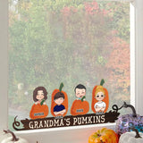 Grandma's Pumpkin - Personalized Grandma Decal Die Cut