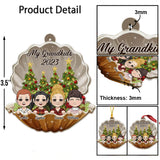 My Grandkids - Personalized Grandma Ornament