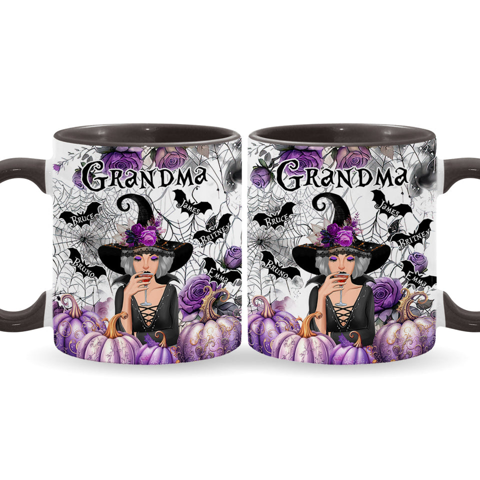 Grandma Witch - Personalized Grandma Accent Mug