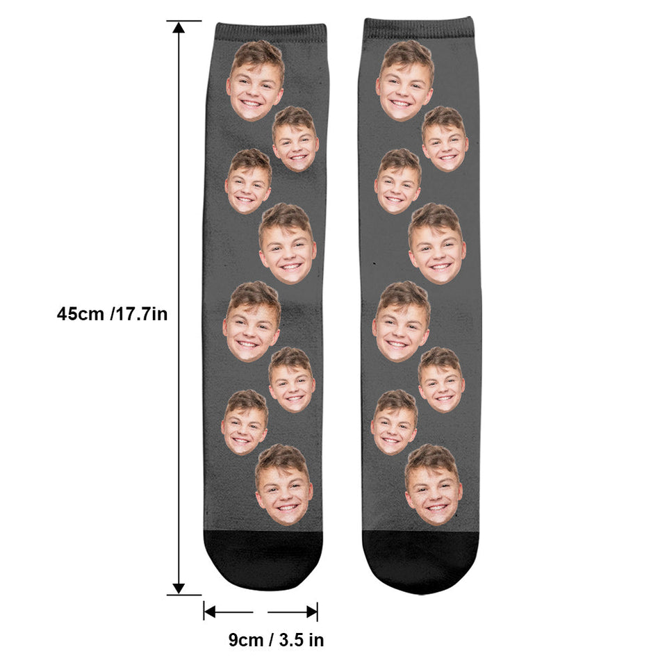 Custom Face - Personalized Son Socks