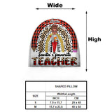 Santa's Favorite Teacher - Personalized Teacher One-sided Shaped Pillow