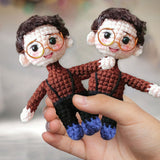 Hand Knitted Doll For Your Bestie - Personalized Bestie Hand Knitted Doll