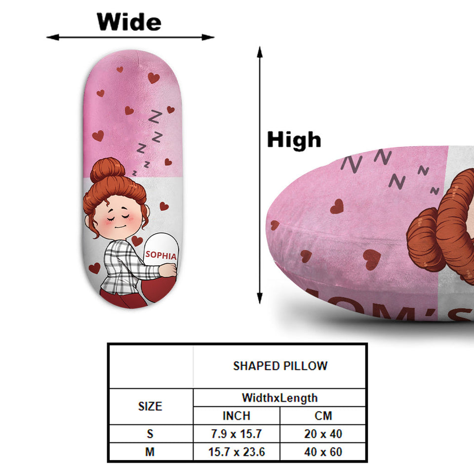 Mom's Chill Pill - Personalized Mother Shaped Pillow