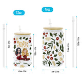 Besties Forever - Personalized Bestie Can Glass