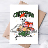 Christmas Greeting Card - Skull Greeting Card