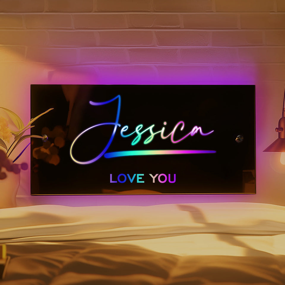 Any Name - Personalized Any Name Neon Light Mirror