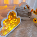 Mirror Flower Light - Photo Crystal Plaque