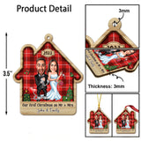 Our First Christmas - Personalized Husband And Wife Ornament