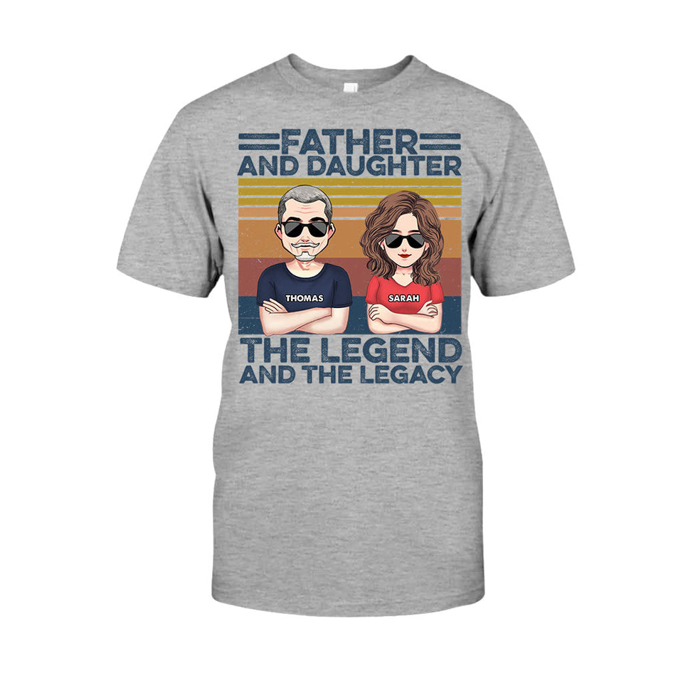 Like Father Like Son - Gift for dad, dad - Personalized T-shirt And Hoodie
