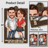 Annoying Each Other - Personalized Couple Ornament