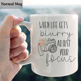 Adjust Your Focus - Personalized Photography Mug