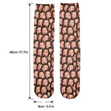 Customizable Printed Face - Personalized granddaughter Socks