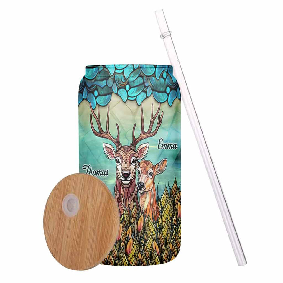 You & Me We Got This - Personalized Hunting Can Glass
