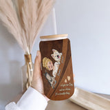 What A Beautiful Thing - Personalized Horse Can Glass