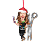Hair Hustler - Personalized Hairdresser Ornament