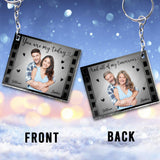 You Are My Today And All Of My Tomorrows - Personalized Couple Keychain