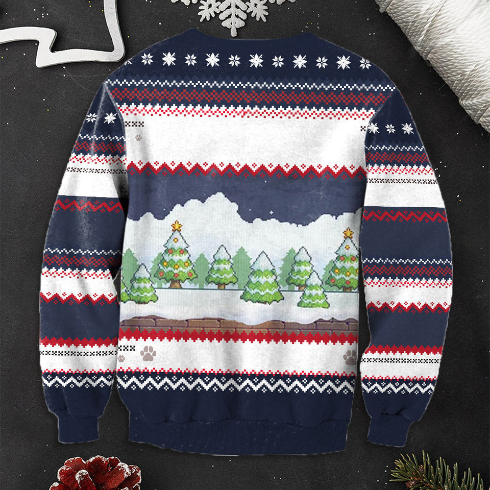 I Need Beer And My Dog - Personalized Dog Ugly Sweater