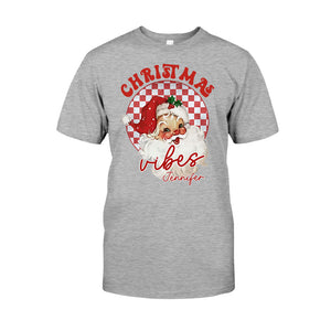 Christmas Vibes - Personalized Christmas T-shirt And Hoodie