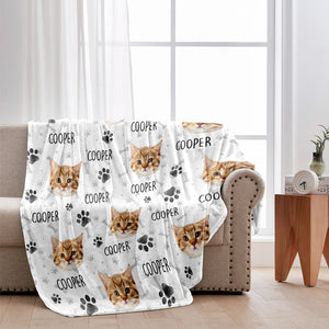 Colorful Pattern - Personalized Cat Blanket