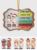 I’m Growing Old With You - gift for husband, wife, boyfriend, girlfriend - Personalized Ornament