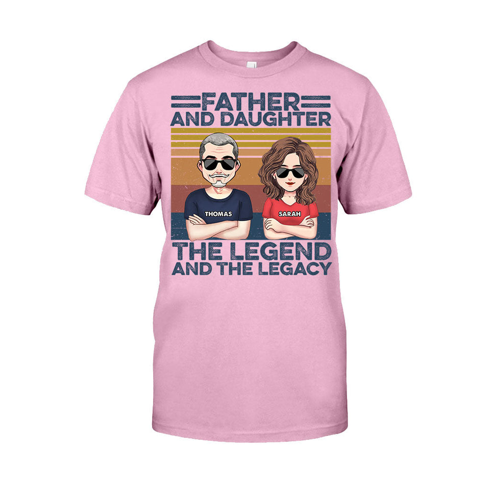 Like Father Like Son - Gift for dad, dad - Personalized T-shirt And Hoodie