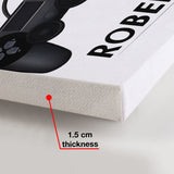 2 Player Mode - Personalized Video Game Canvas And Poster