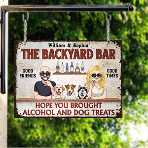 Welcome To Our Show - Personalized Backyard Rectangle Metal Sign