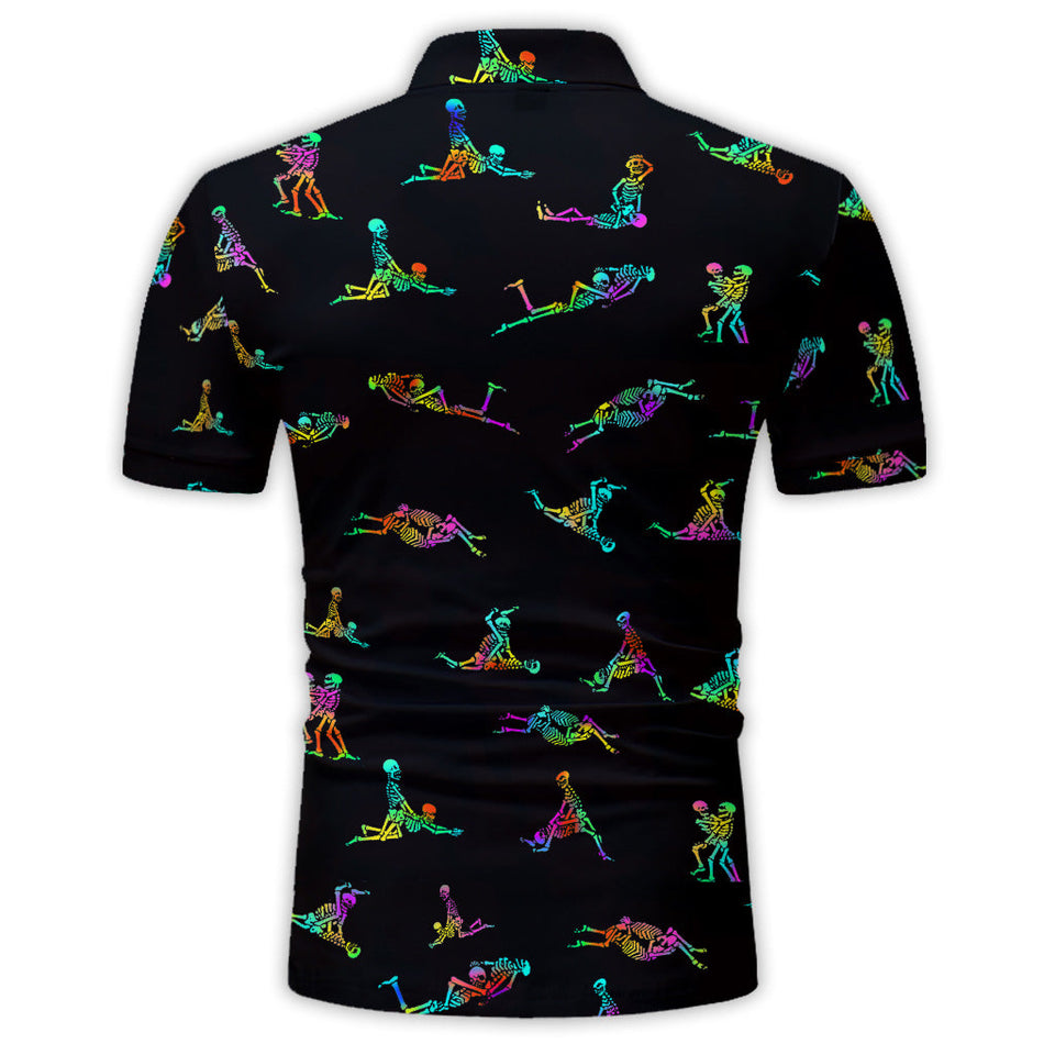 Let's Bone - Personalized Skull Polo Shirt