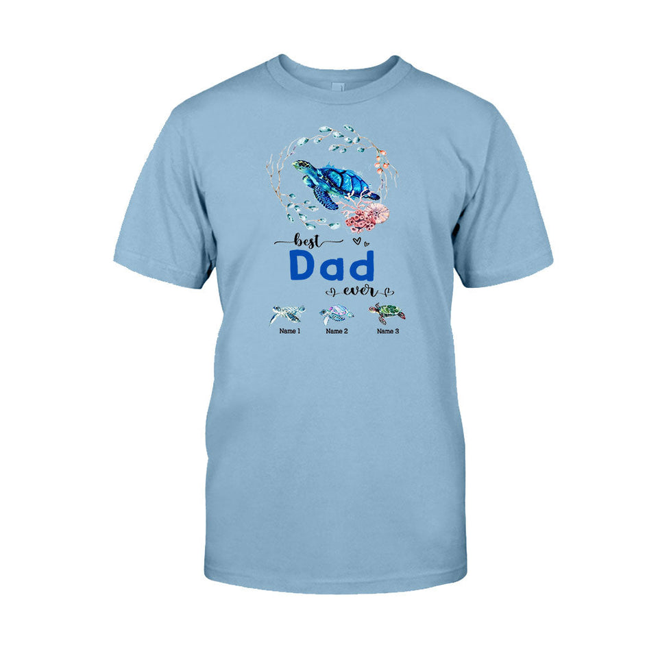 Best Nana Ever - Turtle gift for grandma, grandpa, mom, dad, uncle, aunt - Personalized T-shirt And Hoodie