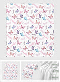 Butterfly Custom Name - Personalized Aunt Blanket