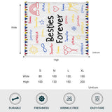 Besties Forever - Gift for friend - Personalized Blanket