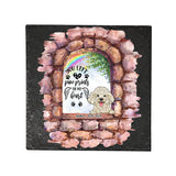 No Longer By My Side - Personalized Dog Square Shaped Stone