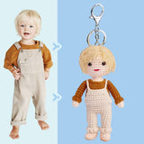 Crochet Doll From Photo - Personalized Crochet Doll Keychain