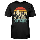 I Love Peeing Outside - Personalized Hiking T-shirt & Hoodie