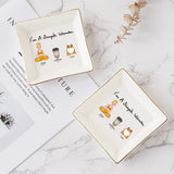 I'm A Simple Woman - Yoga gift for dog lover, cat lover, cat lover - Personalized Jewelry Dish