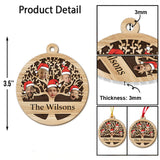 Family Name Christmas Tree Many Colors - Personalized Family Ornament