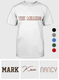 Custom Name - Personalized Family Embroidered T-shirt
