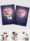 I Love You To The Moon & Back - Personalized Greeting Card