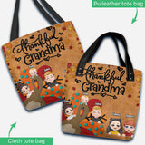 Thankful Grandma - Personalized Grandma Tote Bag