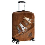 Love Horse - Personalized Horse Luggage Cover