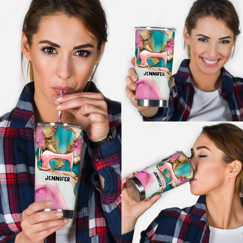 Love Sewing - Personalized Sewing Tumbler
