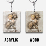 Bestfriends Are Never Fogotten - Personalized Dog Keychain