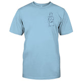 Custom Line Art - Personalized Son Embroidered T-shirt