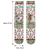 Dog Mom - Gift for dog lovers, dog lover - Personalized Socks