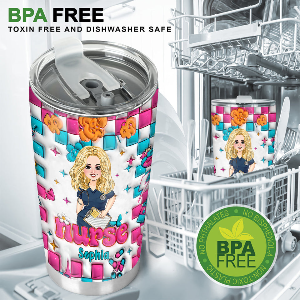 Nurse Life - Personalized Nurse Tumbler
