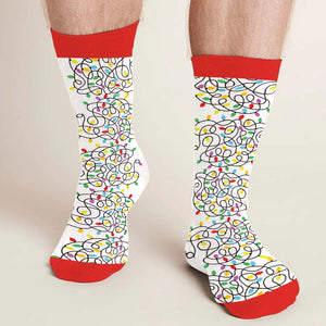 I Can Get You On The Naughty List - gift for husband, wife, boyfriend, girlfriend - Personalized Socks
