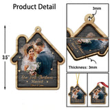 Our First Christmas - Personalized Husband And Wife Ornament